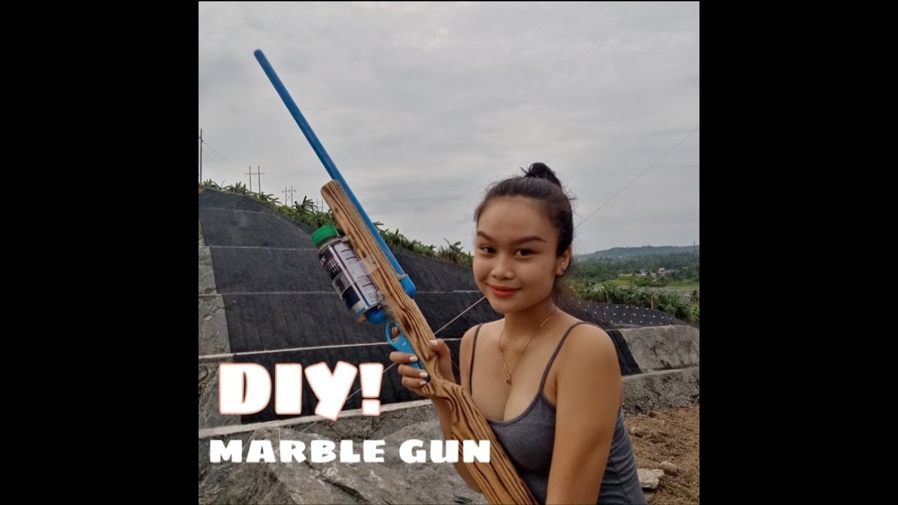 DIY marble gun