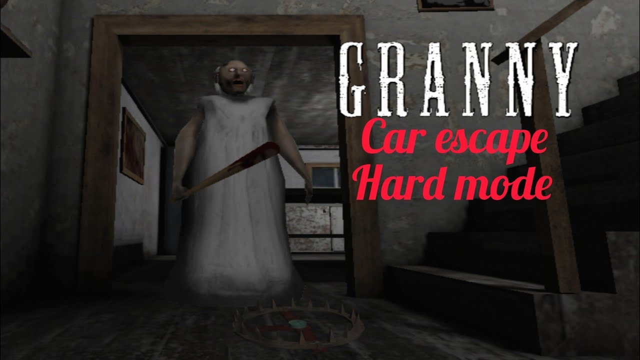 Granny 1(hard mode) car escape (full gameplay)
