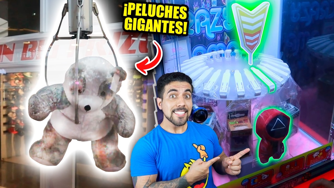 GANÉ TODAS LAS MÁQUINAS DE GARRA DE LA FRIKIPLAZA