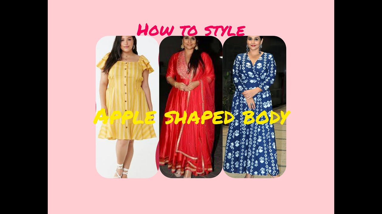 Apple shaped body clothes💃Best style to dress apple shape body ll plus size fashion tips