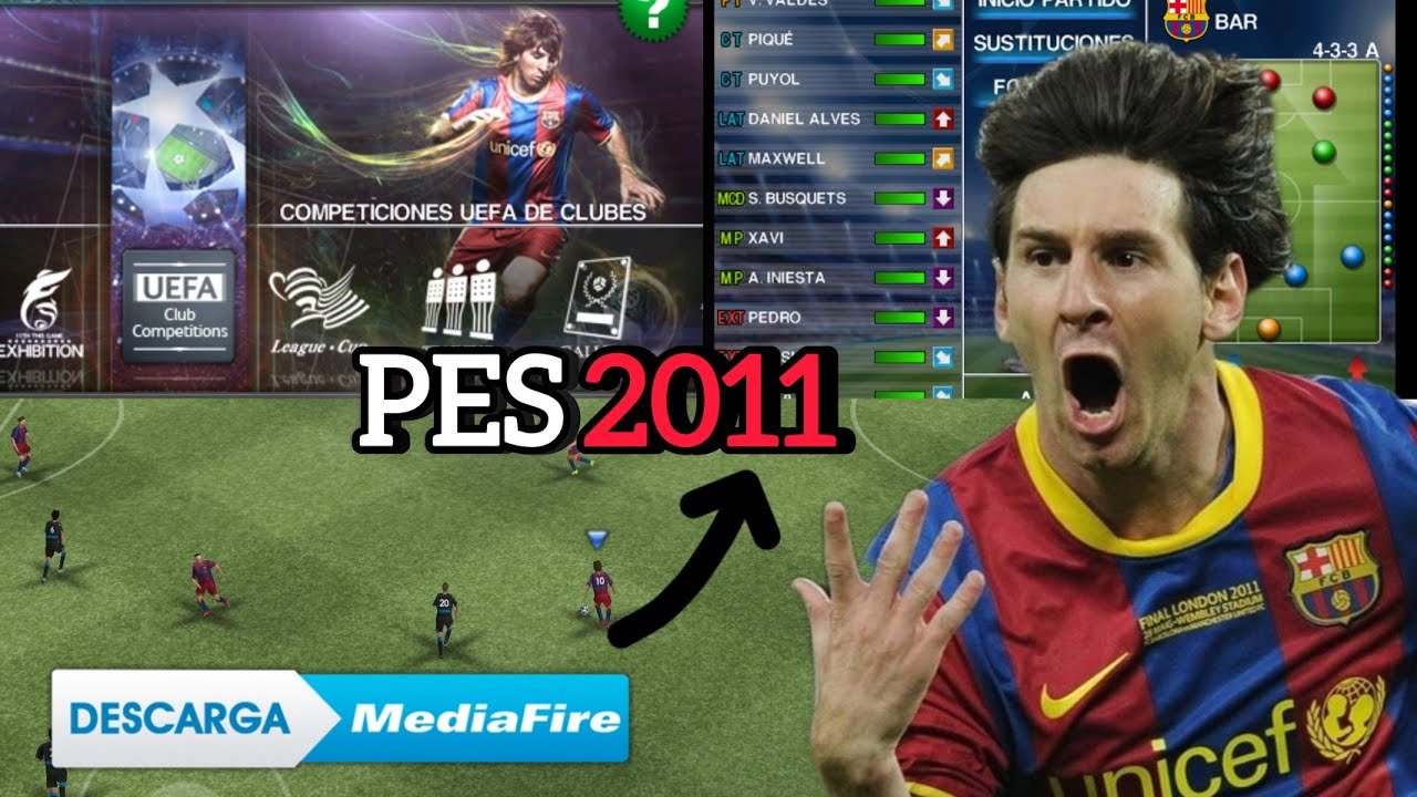 PES 2011 para android en 2024 descargalo ya!!