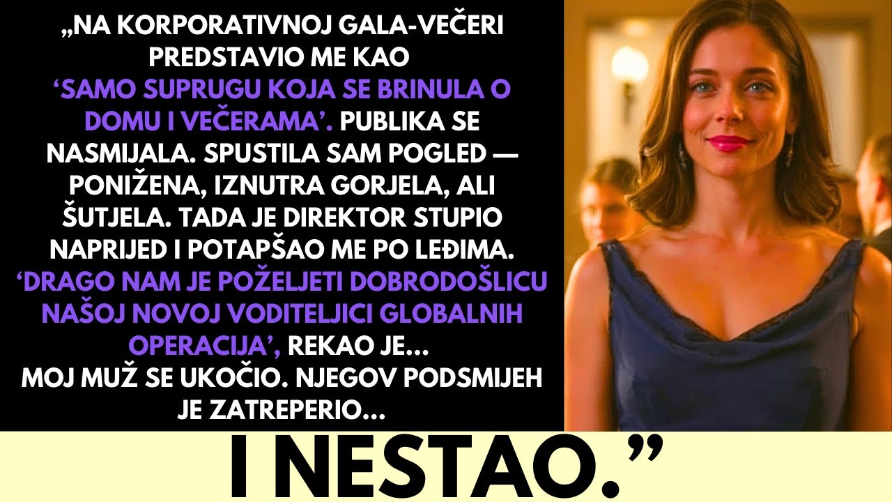 Nazvao Me „Samo Ženom” Na Gali—Zatim Je CEO Rekao Nešto Što Je Sve Šokiralo