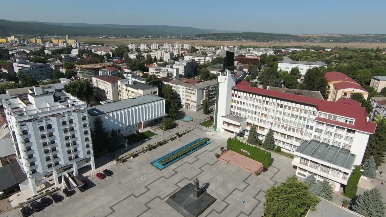 Municipiul Vaslui văzut din dronă în 2024