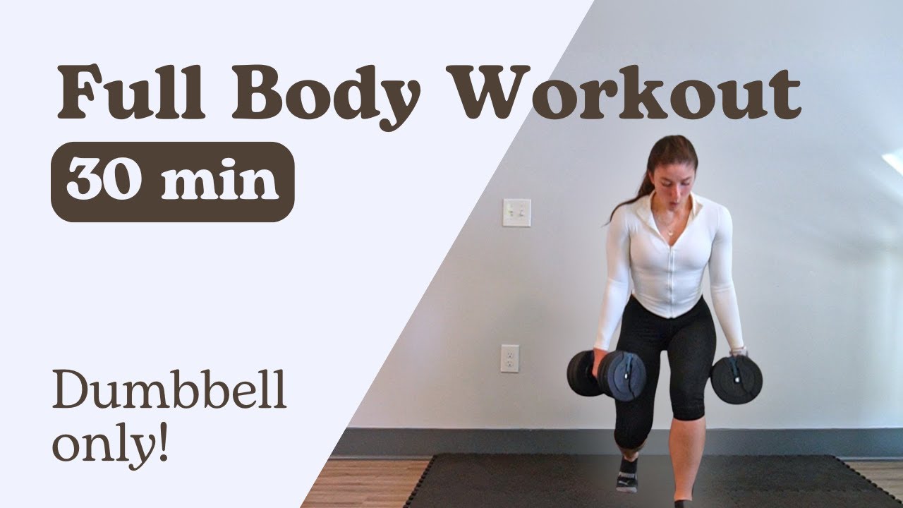 High Intensity Full Body Workout | 30 Min | At Home | Dumbbell Only