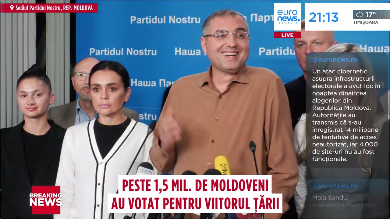 Rezultate Alegeri Parlamentare Moldova 2025. Renato Usatîi: Fiecare efort a contat și contează enorm