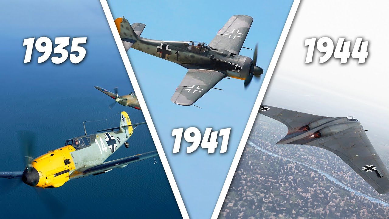 L'incredibile EVOLUZIONE dei Caccia Nazisti nella WWII 🤯