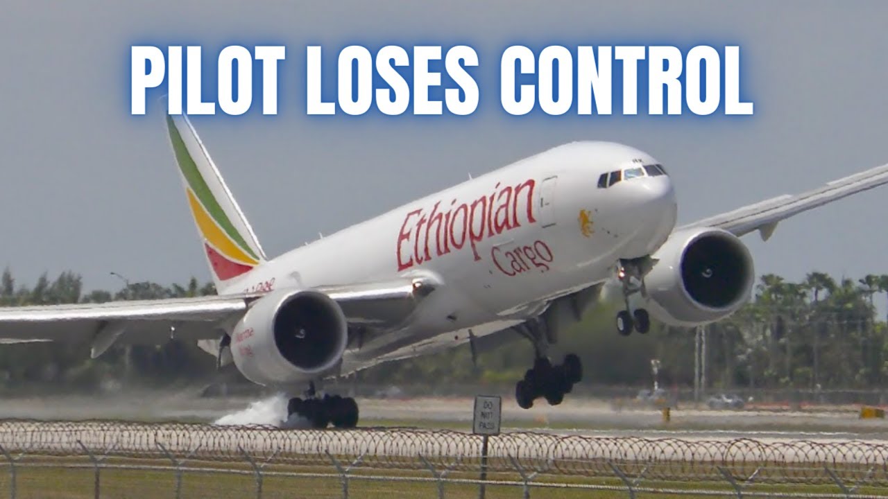 Pilot Loses Control Of Plane When Landing