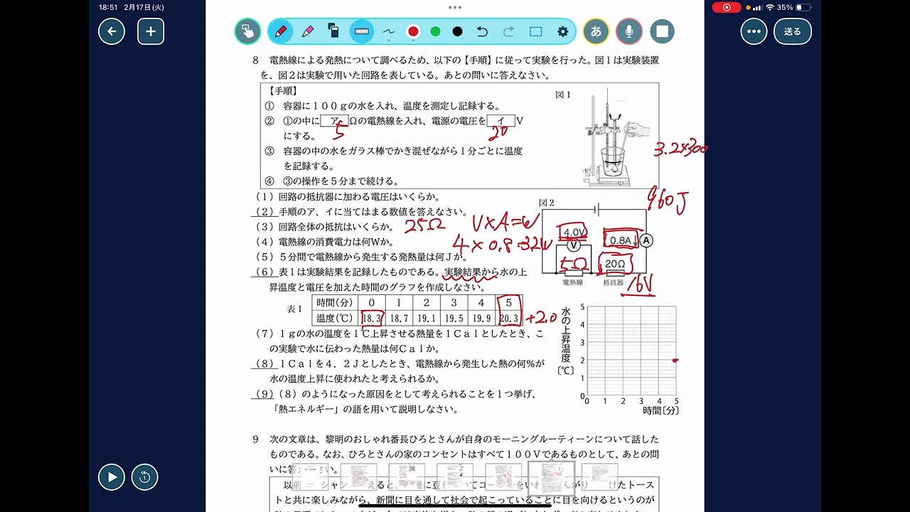 令和7年度　後期期末考査　第8問