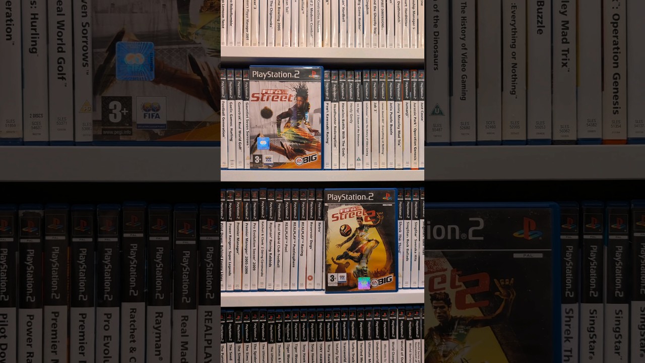 All FIFA Street games on PlayStation 2 ⚽🏟️🏆 #fifa #fifastreet #football #ps2 #playstation #shorts
