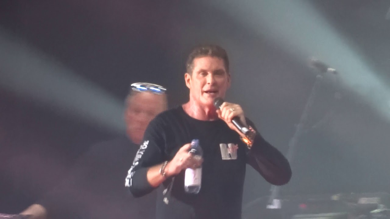 David Hasselhoff Linz, 4th May 2018 - Tips arena - talking before more than words can say