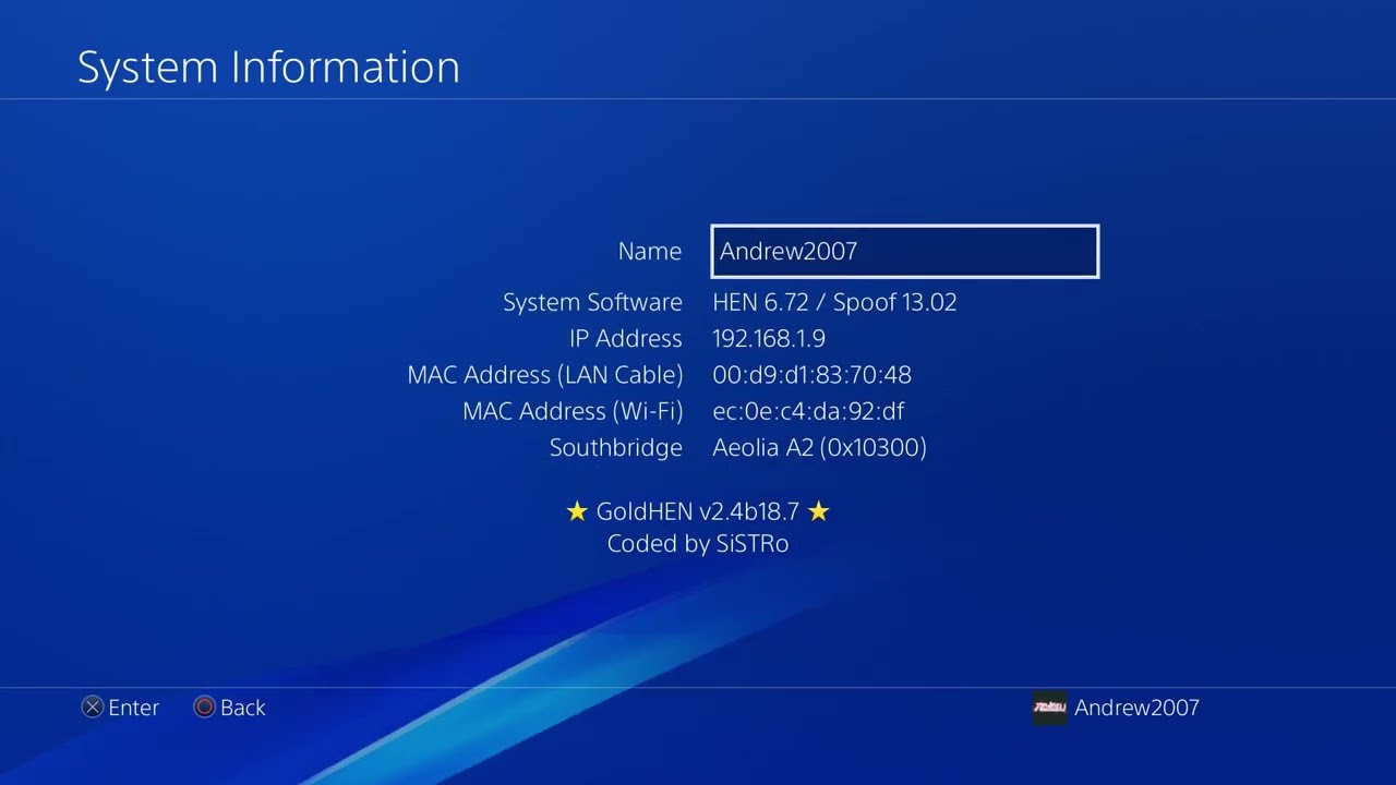 PS4 6.72 Jailbreak Spoofing To 13.02 Latest GoldHEN Tutorial