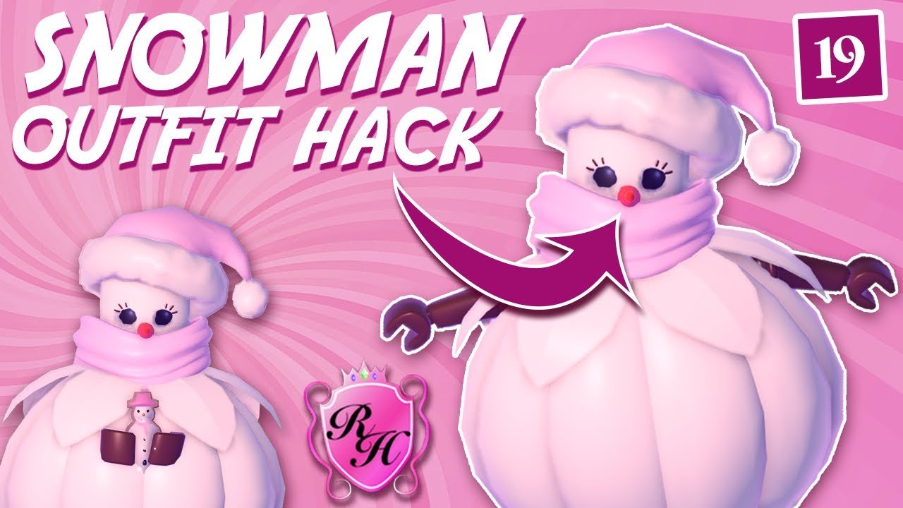 SNOWMAN OUTFIT HACK! I Recorded this Royale High Video in a Cafe... Advent Day 19