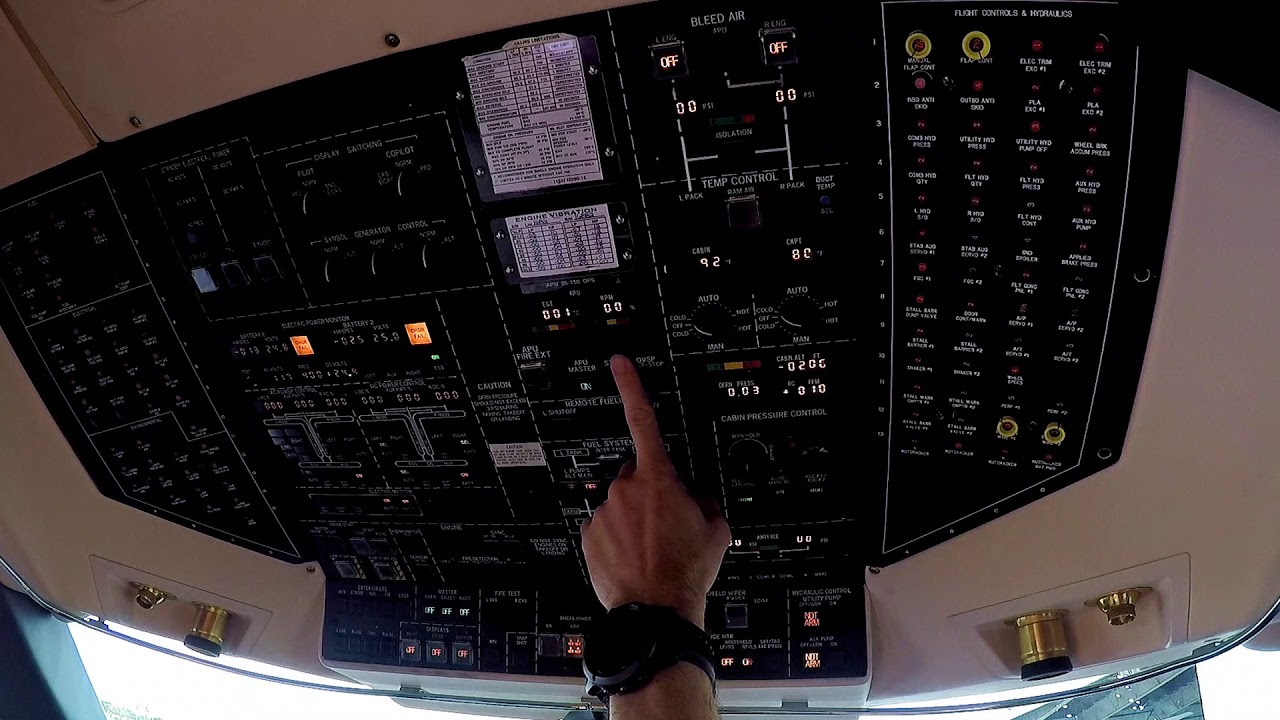 Как запустить ВСУ самолёта Gulfstream G-IV — Pilot VLOG 36