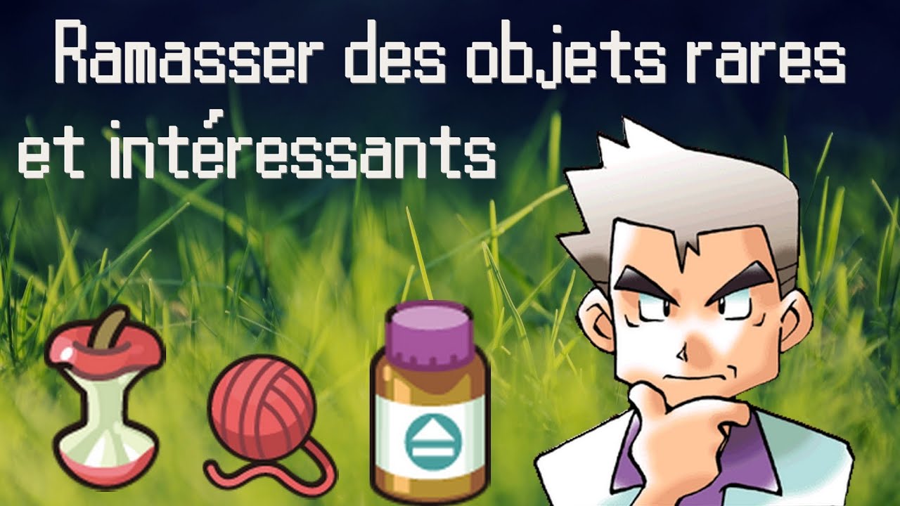 [Pokémon ROSA Astuce] Ramasser des objets rares et intéressants (Restes, PP Plus, Noeud destin)