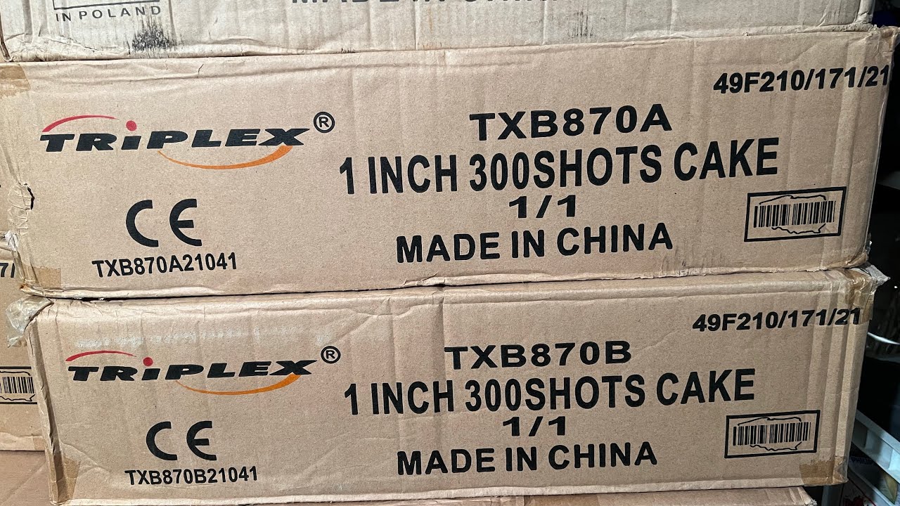 Triplex - TXB870 600 shots 1” - vuurwerk