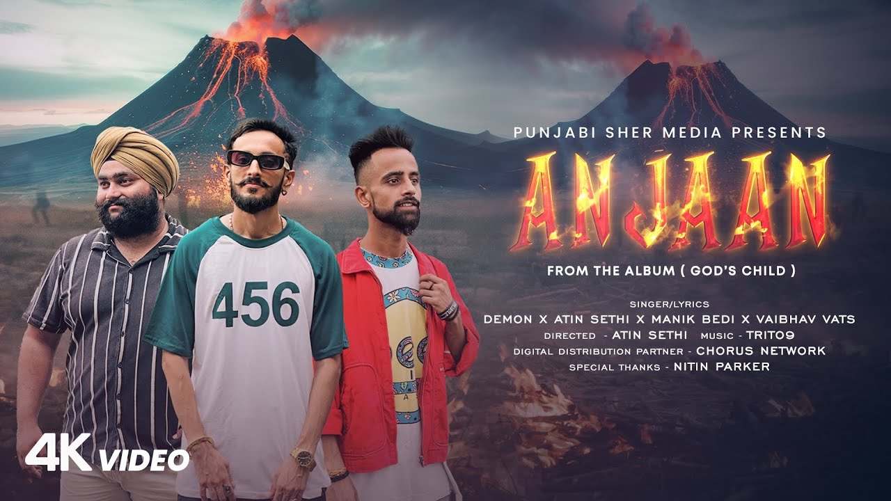 Anjaan | Atin Sethi x Manik Bedi x Vaibhav Vats x Demon ( God's Child ) Prod. BY TRITO9 | Up12