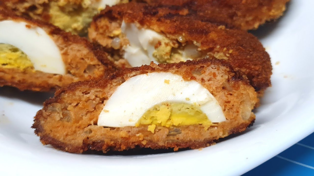 קציצות בשר הפתעה עם ביצה בטיגון או באפיה Meatballs with egg, or by frying or baking בקלי קלות-המותג