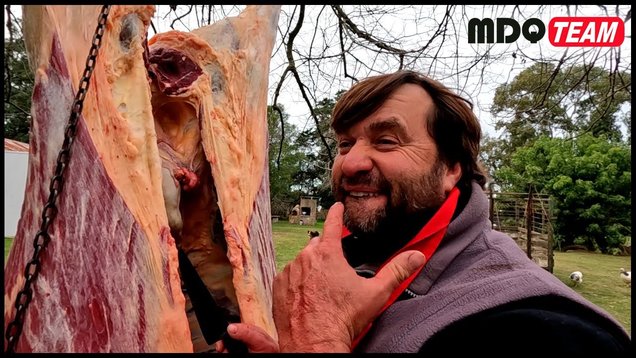 CARNEADA Y DESPOSTE A CAMPO Y ASADO #vidacampestre #campo #mdqteam