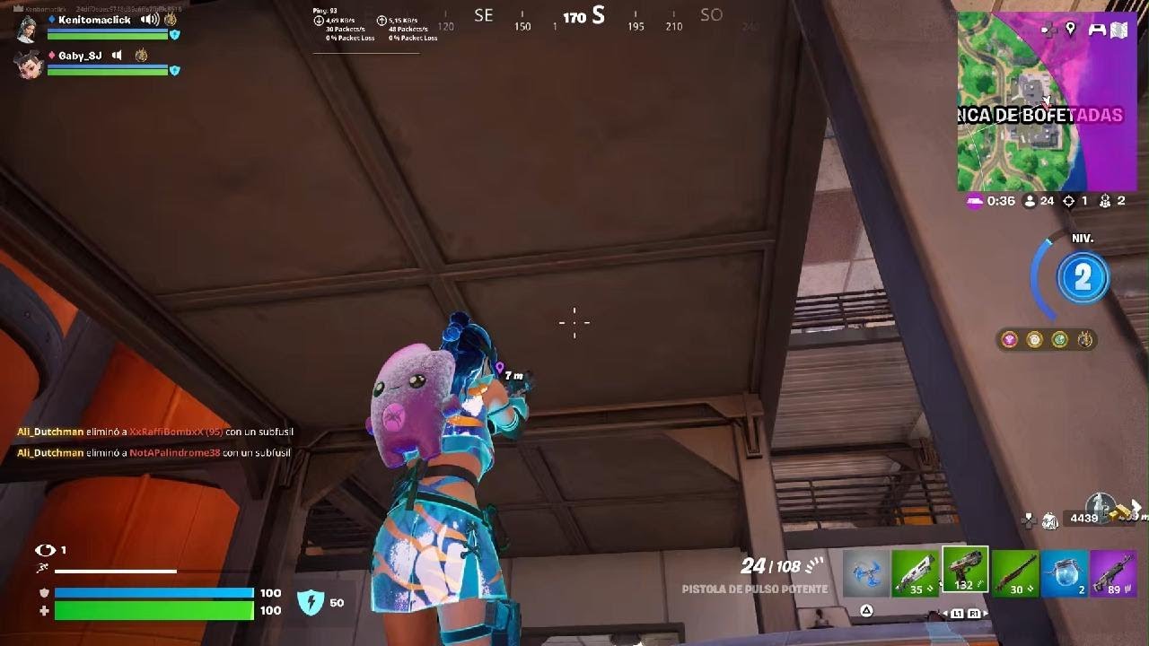 Ganamos blitz con gaby en Fortnite