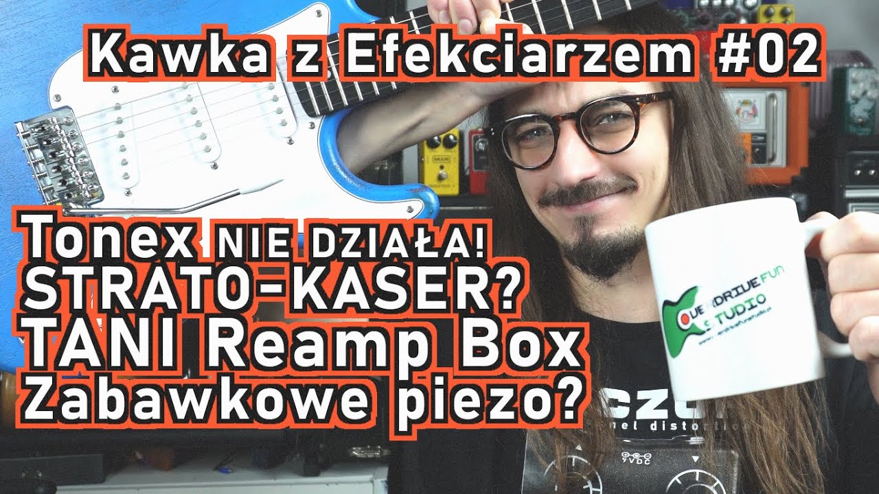Tonex NIE DZIAŁA! Strato-KASER? Mikrofon-Zabawka? DIY Reamp Box (Kawka z Efekciarzem 2)