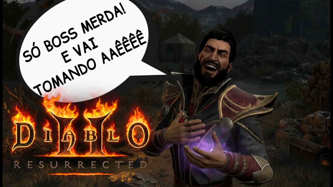 Diablo 2 Resurrected: All Bosses NIGHTMARE! (Gameplay Warlock Fire)