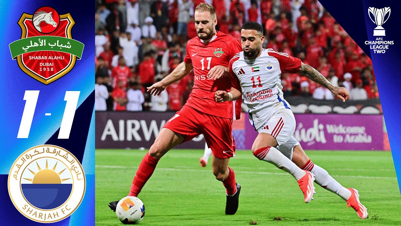 No winner! | Shabab Al Ahli Dubai (UAE) - Sharjah FC (UAE) | Highlights | AFC Champions League Two&trade;