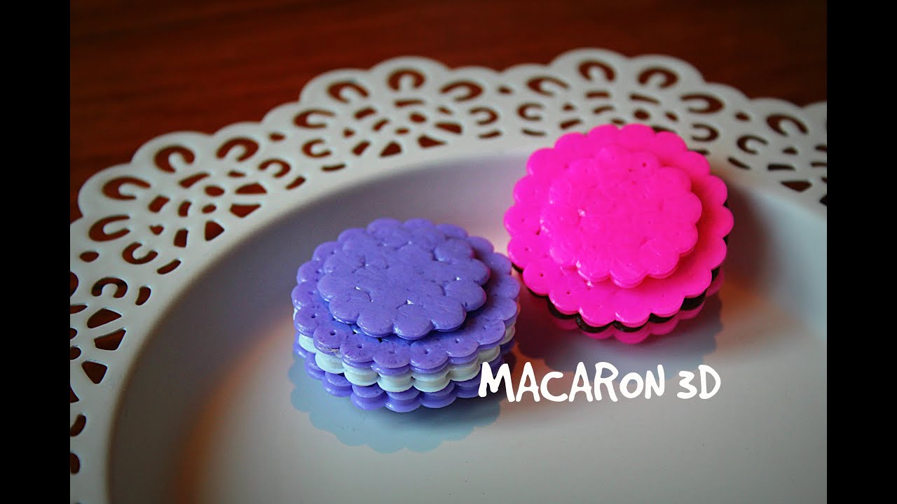 MACARON in 3D con i PYSSLA // HAMA BEADS