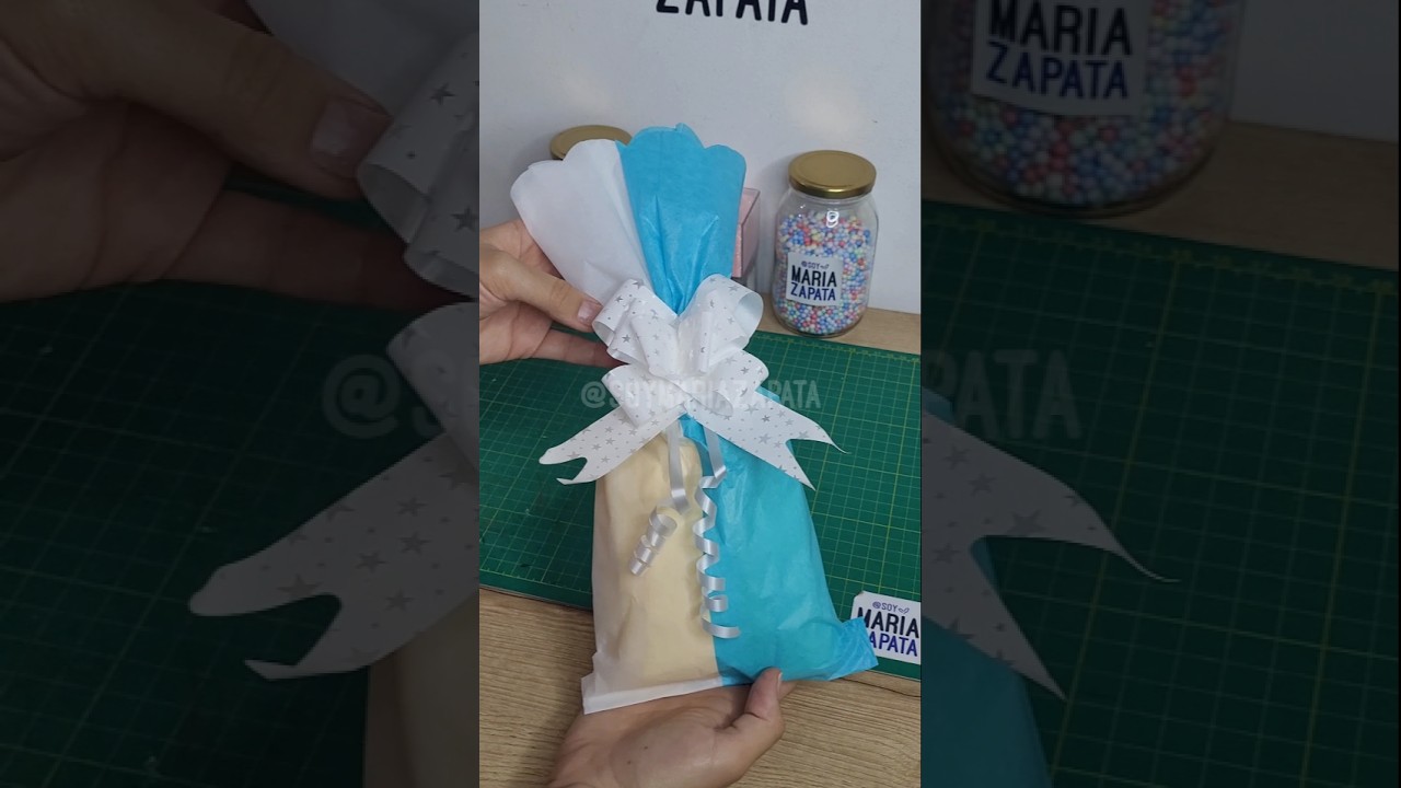 C&oacute;mo empacar regalos f&aacute;ciles con papel globo - Papel seda 🎨 #manualidades #papeler&iacute;acreativa #diy