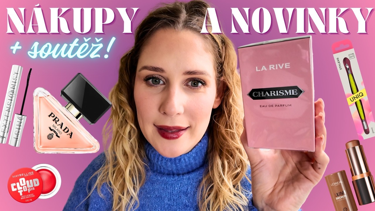 🛍️ JAKÉ JSOU KOSMETICKÉ NOVINKY | NÁKUPY ZA POSLEDNÍ DOBU! + soutěž