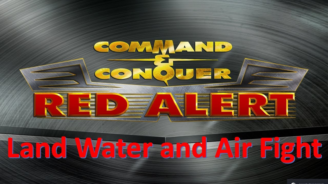 Command and Conquer Red Alert Remastered FFA (Land, Water and Air Fight)