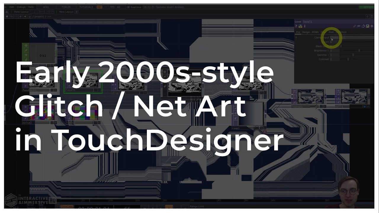 Early 2000s-style Glitch / Net Art In TouchDesigner - TouchDesigner Tutorial 112