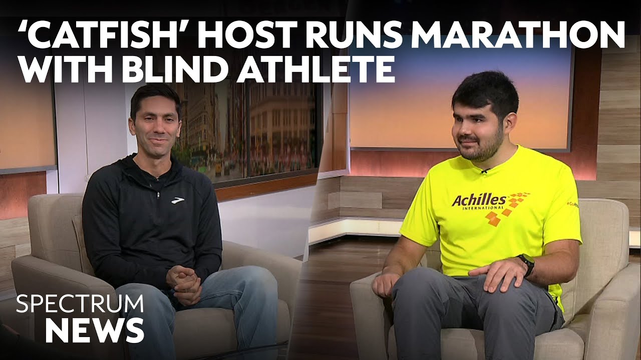'Catfish' host Nev Schulman talks running NYC Marathon with his blind friend | Spectrum News