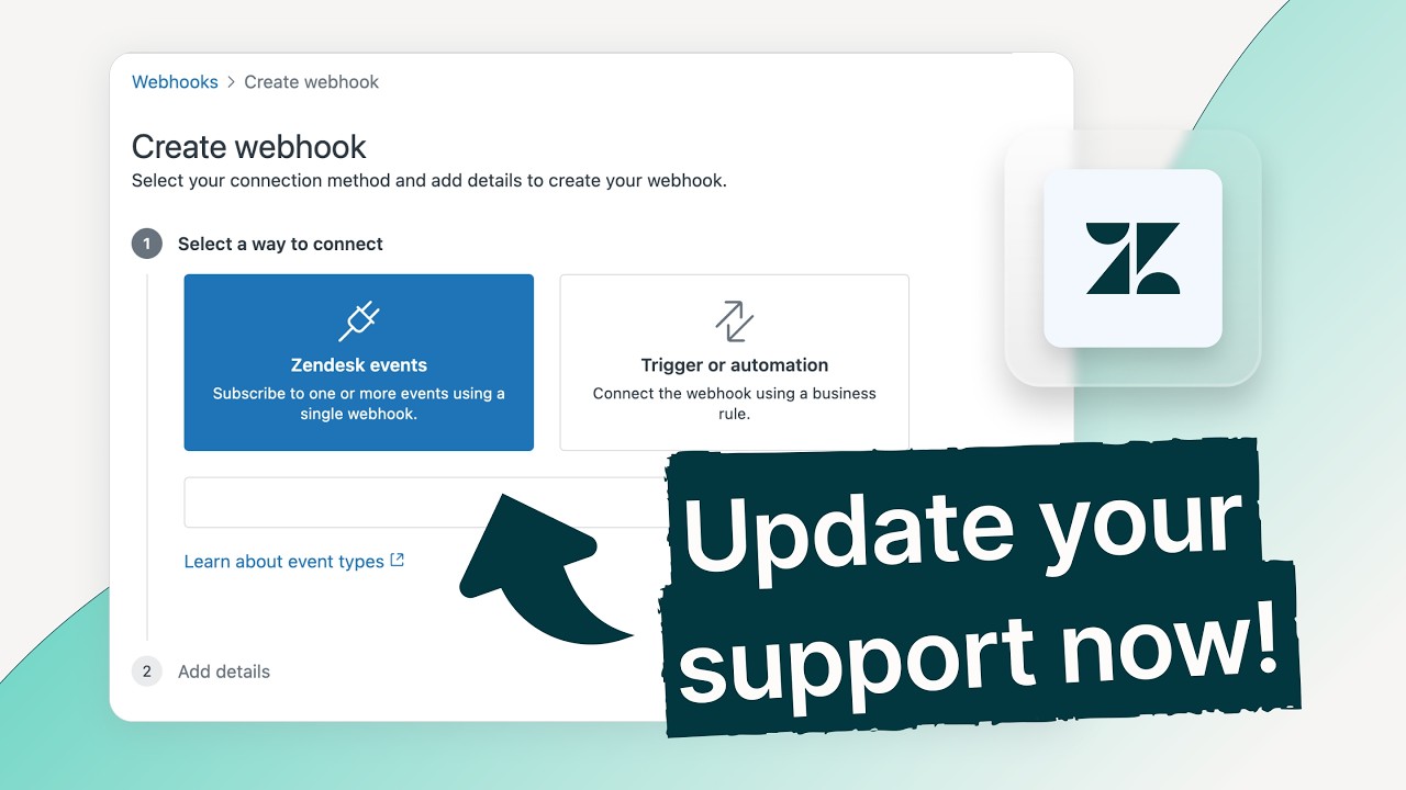 Zendesk webhook setup: the one decision you cannot undo after creation