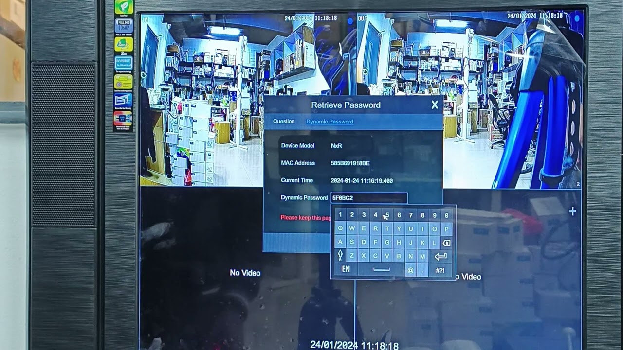 tvt ke nvr or dvr ka password reset kese hota  hai WhatsApp No. 9911661067
