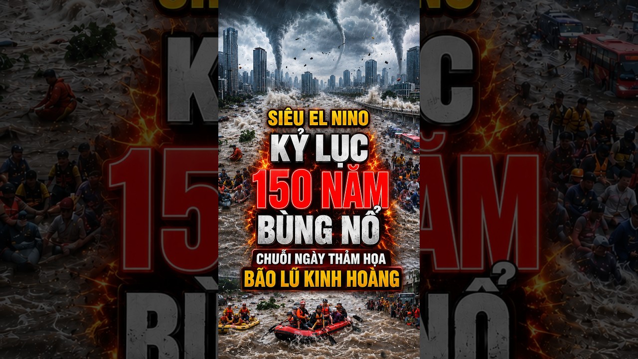 Si&ecirc;u El Nino kỷ lục 150 năm b&ugrave;ng nổ, k&eacute;o theo chuỗi ng&agrave;y thảm họa b&atilde;o lũ kinh ho&agrave;ng #thoitiet