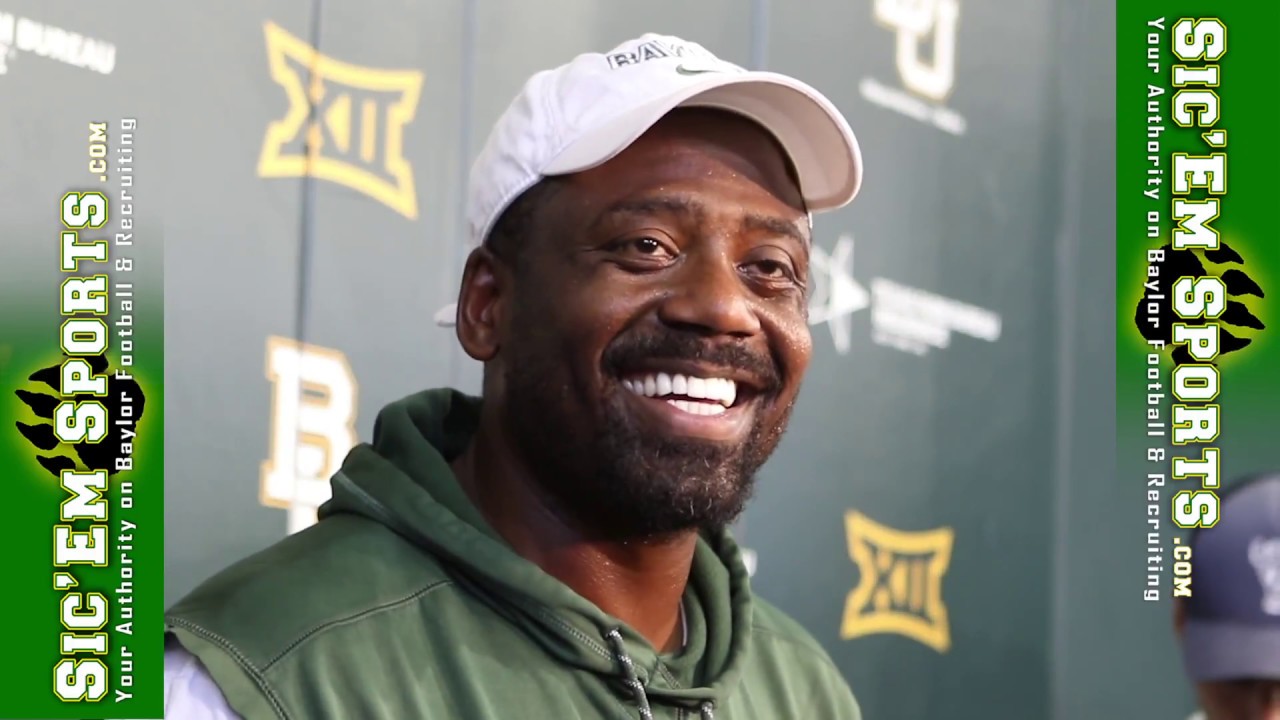 Frisman Jackson after practice 8-17-18
