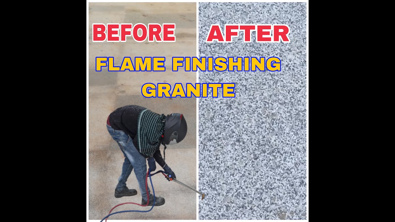 Flame finish granite 