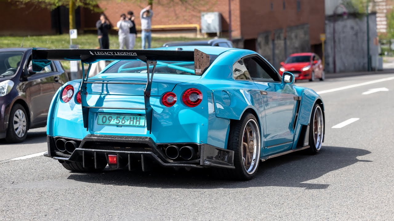 100+ Nissan GT-R R35 Accelerating! Widebody GT-R, Top Secret GT-R, 2000HP GT-R, Skyline R34, iPE GTR