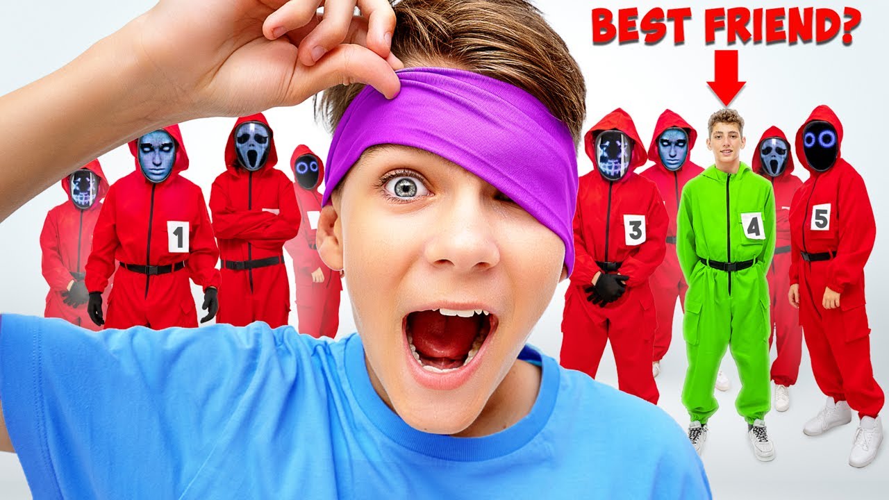 Угадай лучшего друга с завязанными глазами