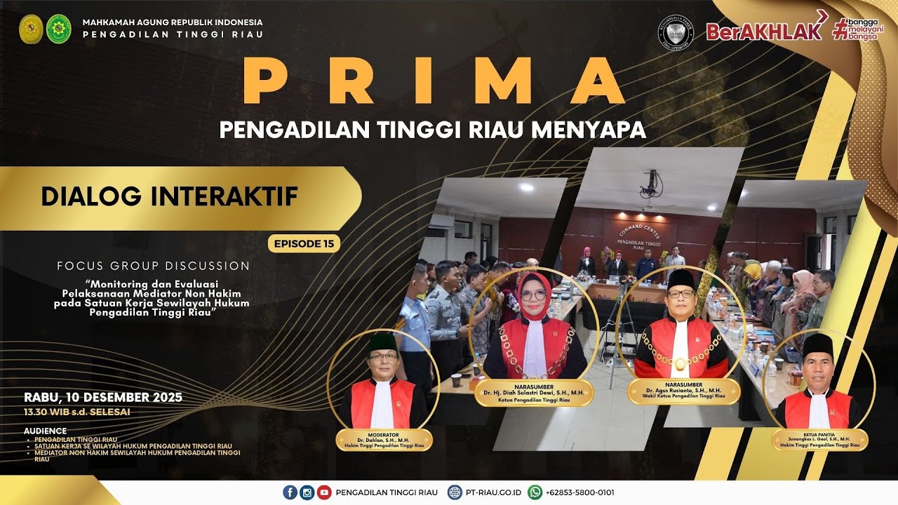 PRIMA Pengadilan Tinggi Riau Menyapa Eps 15