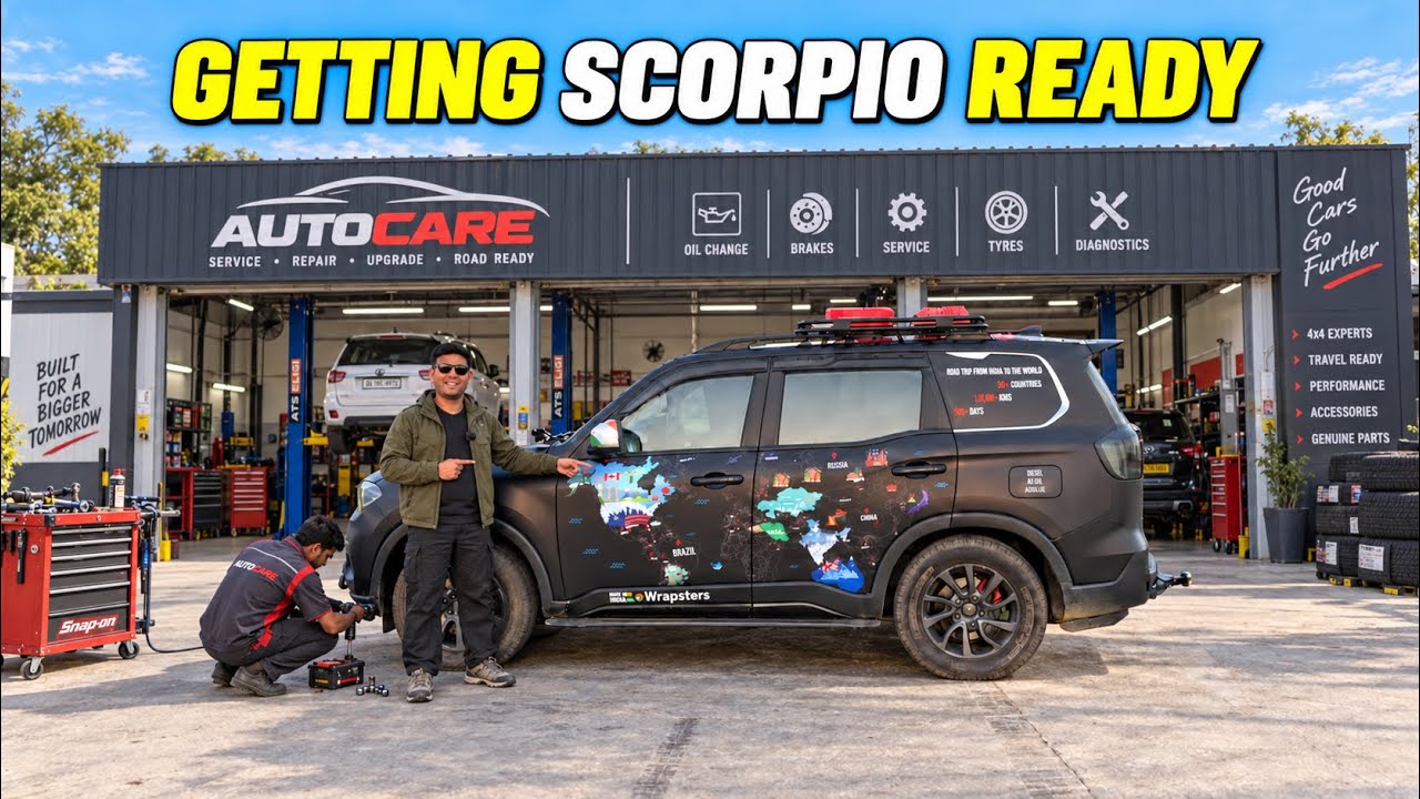 Scorpio-N Getting Ready For World Road Trip 🇮🇳🚗