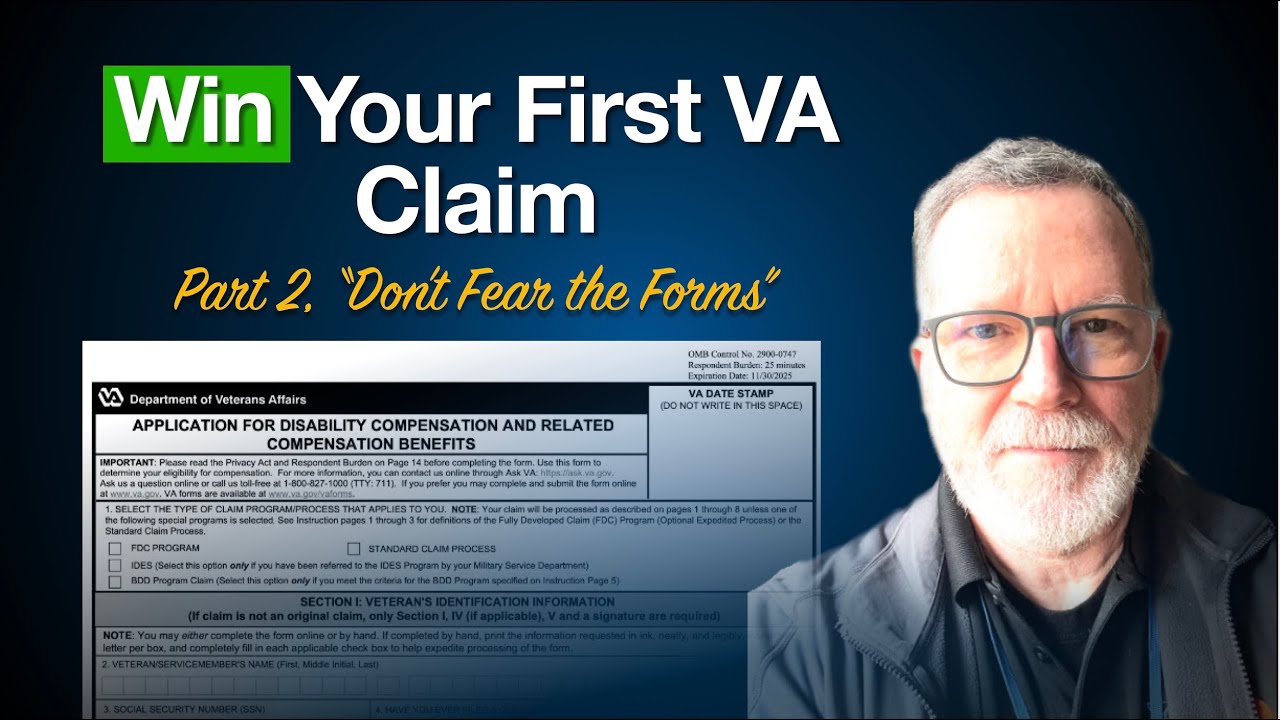 Win Your First VA Claim, Part Two: Don't Fear the Forms