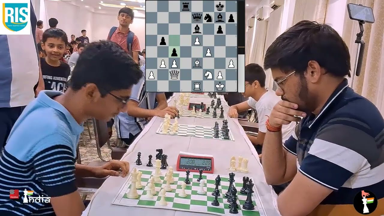 Arnav Mahesh Koli vs IM Anuj Shrivatri | 2nd Rejoice FIDE All India Rapid Rating Chess Festival 2026