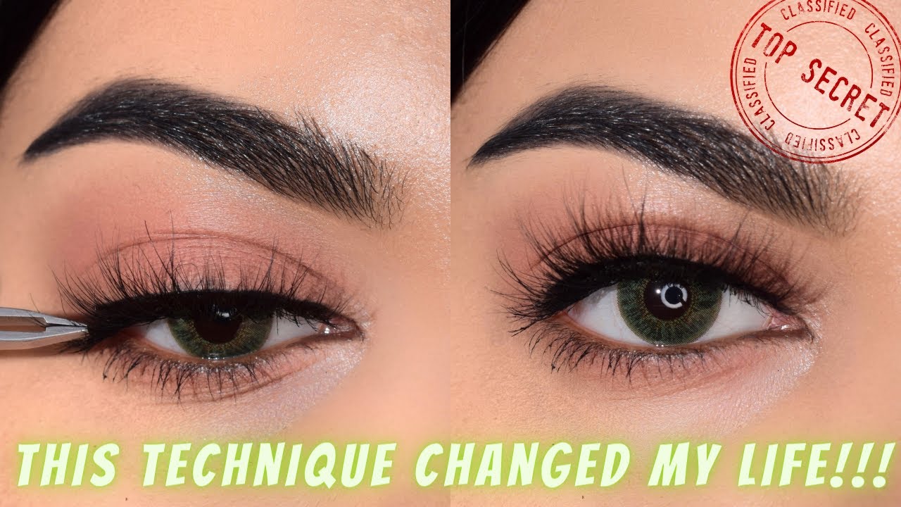 The BEST WAY to Choose & Apply False Eyelashes on Hooded eyes | India #falseeyelash