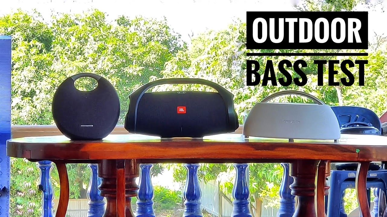 Jbl Boombox 2 vs Onyx 5 vs Go+play mini Outdoor Bass Test!!🔥☠️