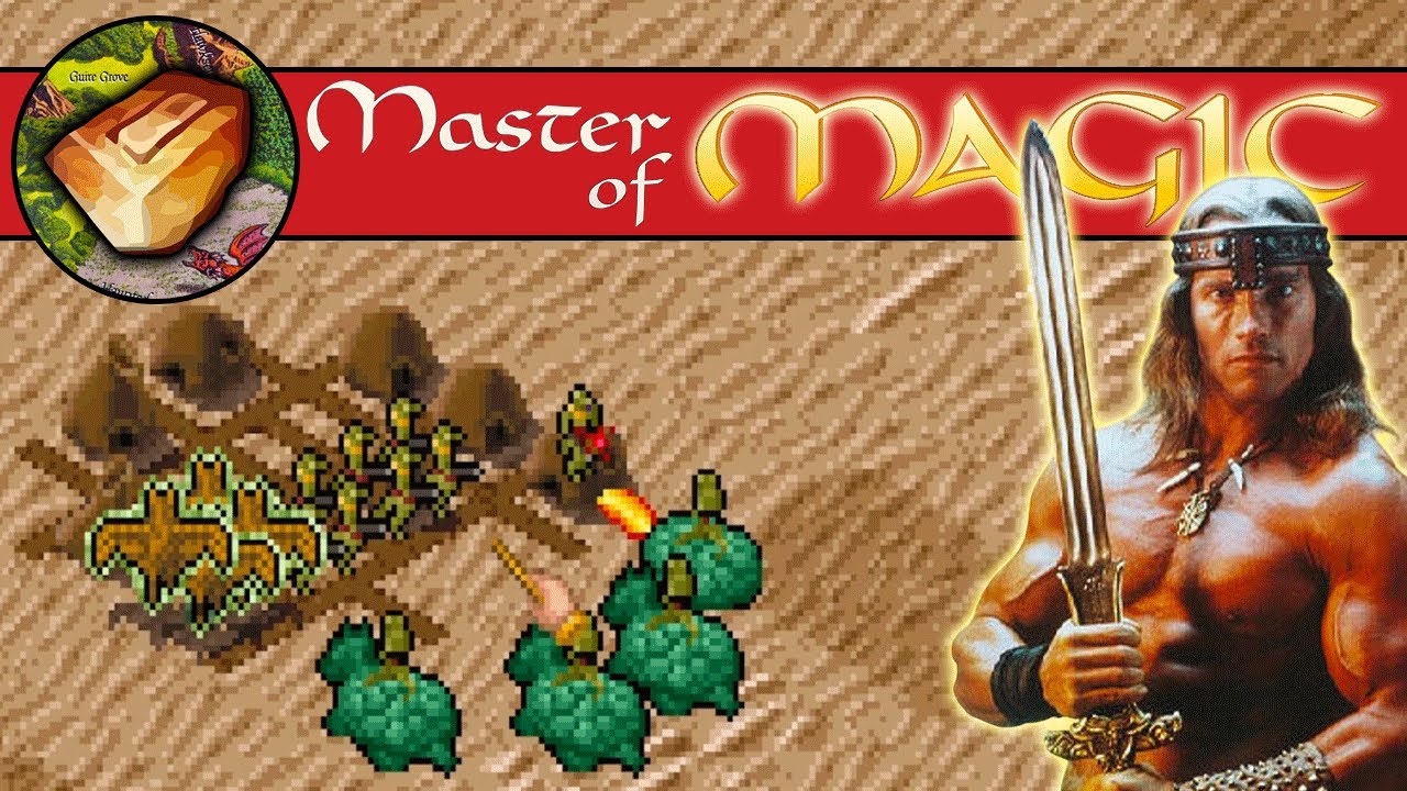 The fall of Conan! Master of Magic 1994 Barbarian Nature Magic