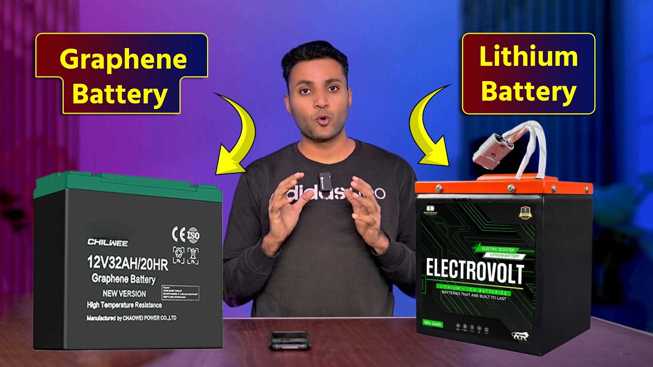 Graphene Battery Vs Lithium Battery for EV in India | Best Battery For EV 2025