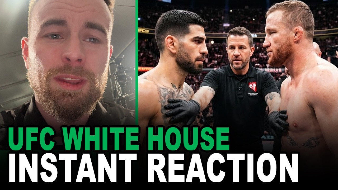 UFC White House Card Reaction: Ilia Topuria vs. Justin Gaethje; Pereira vs. Gane