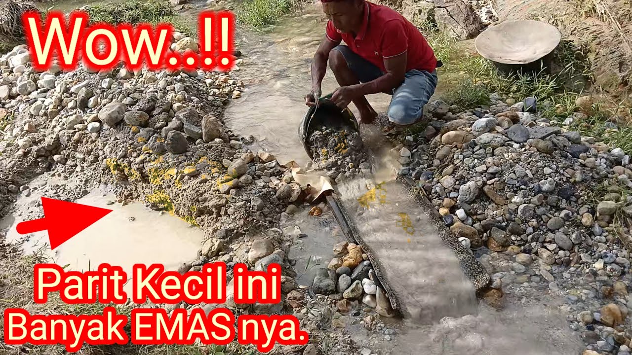 Cari EMAS Di Parit Kecil.