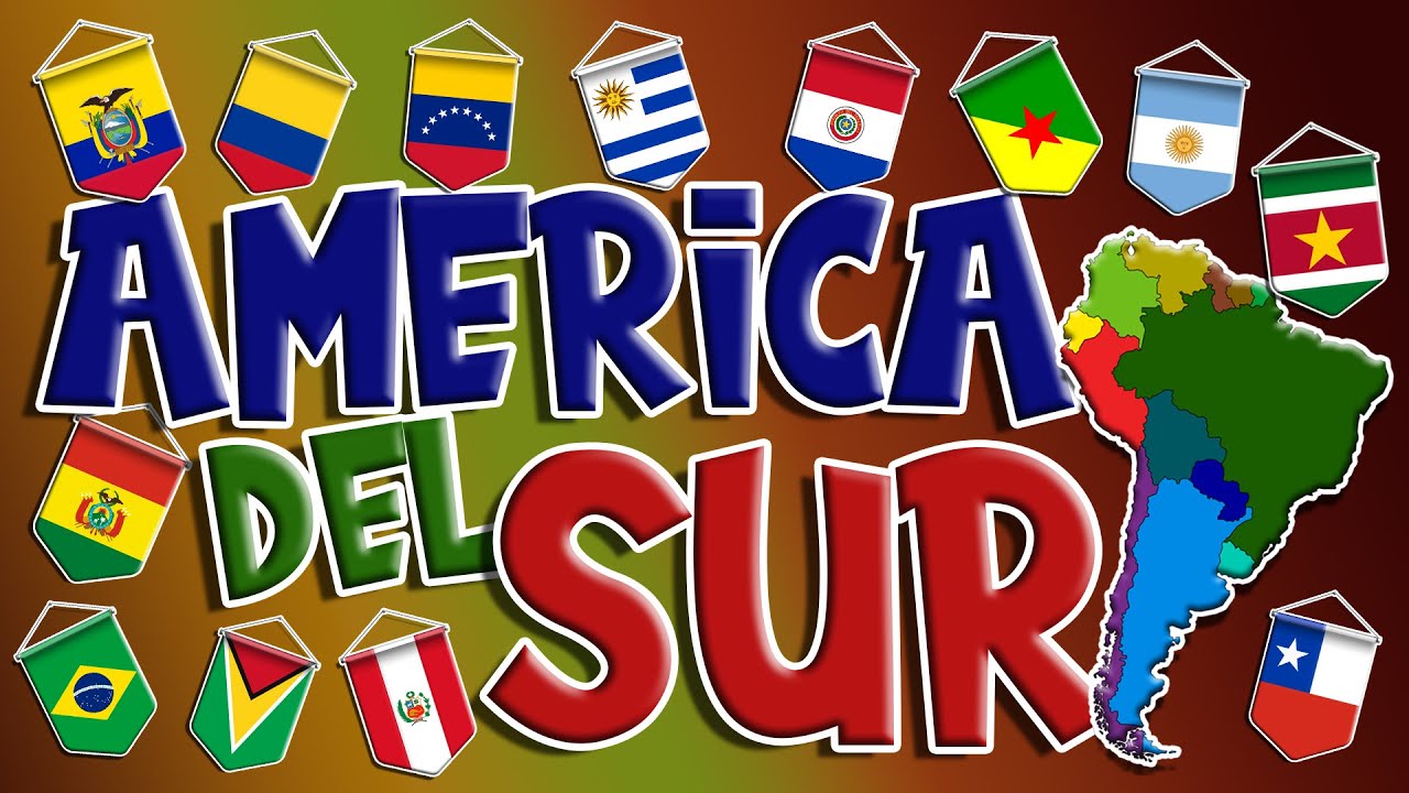 AMERICA DEL SUR PARA NI&Ntilde;OS | SOUTH AMERICA | VIDEO EDUCATIVO PARA NI&Ntilde;OS